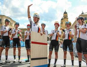 Romy nach dem Rennen - EM in München, Foto: Mareike Engelbrecht (Bild: 3/3)