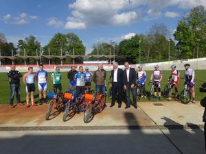 Marcel Möbus, Günther Schulze, Frank Baer, Jürgen Stender (von li) (Bild: 5/5)