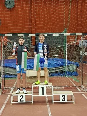 Lenny Jannaschke (U15) 1. Platz im Omnium und Sprint (Bild: 2/4)