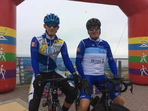 Florian Podlesch und Michael Hoffmann bei der Seenland 100 RTF (Bild: 1/4)