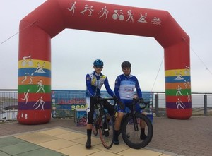 Florian Podlesch und Michael Hoffmann bei der Seenland 100 RTF (Bild: 3/4)