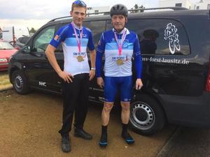 Florian Podlesch und Michael Hoffmann bei der Seenland 100 RTF (Bild: 2/4)