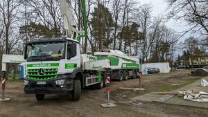 Erste Betonplatte am 23.03.2023 (Bild: 1/6)