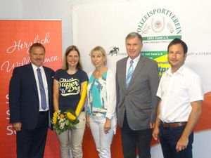 Reinhard Lehmann, Romy Kasper, Heike Korittke, Gerd Suschowk und Frank Schneider - Daumen drücken für die WM (Bild: 3/5)