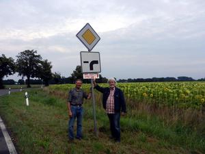 beim Ausschilden der Strecke (Bild: 7/7)