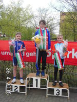 U 13 1. Paul Groß, 2. Henning Sage BRC Semper 1925, 3. Marian Beier RK Endspurt 09 Cottbus