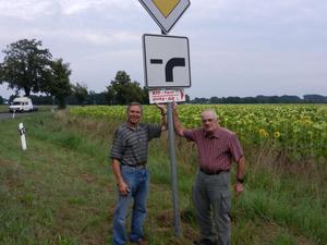 beim Ausschilden der Strecke (Bild: 6/7)