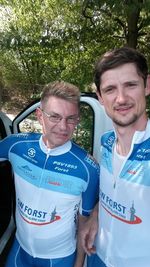 Martin Gründer mit Schrittmacher René Gierth